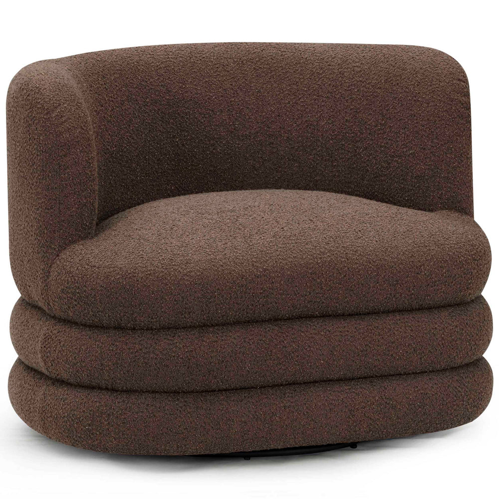 Astor Swivel Chair, Brown