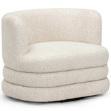 Astor Swivel Chair, Cream