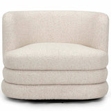 Astor Swivel Chair, Cream