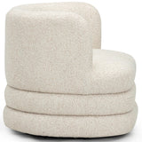 Astor Swivel Chair, Cream