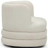 Astor Swivel Chair, Cream