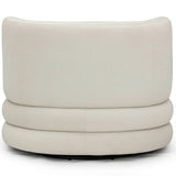 Astor Swivel Chair, Cream