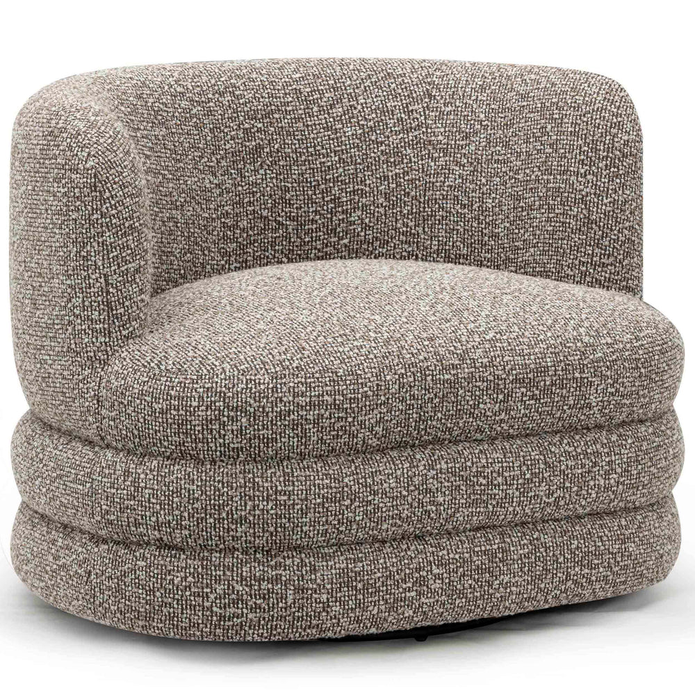 Astor Swivel Chair, Heathered Grey