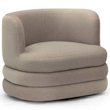 Astor Swivel Chair, Taupe