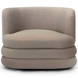 Astor Swivel Chair, Taupe