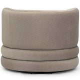 Astor Swivel Chair, Taupe