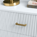 Astoria 3 Drawer Chest, White-Furniture - Storage-High Fashion Home