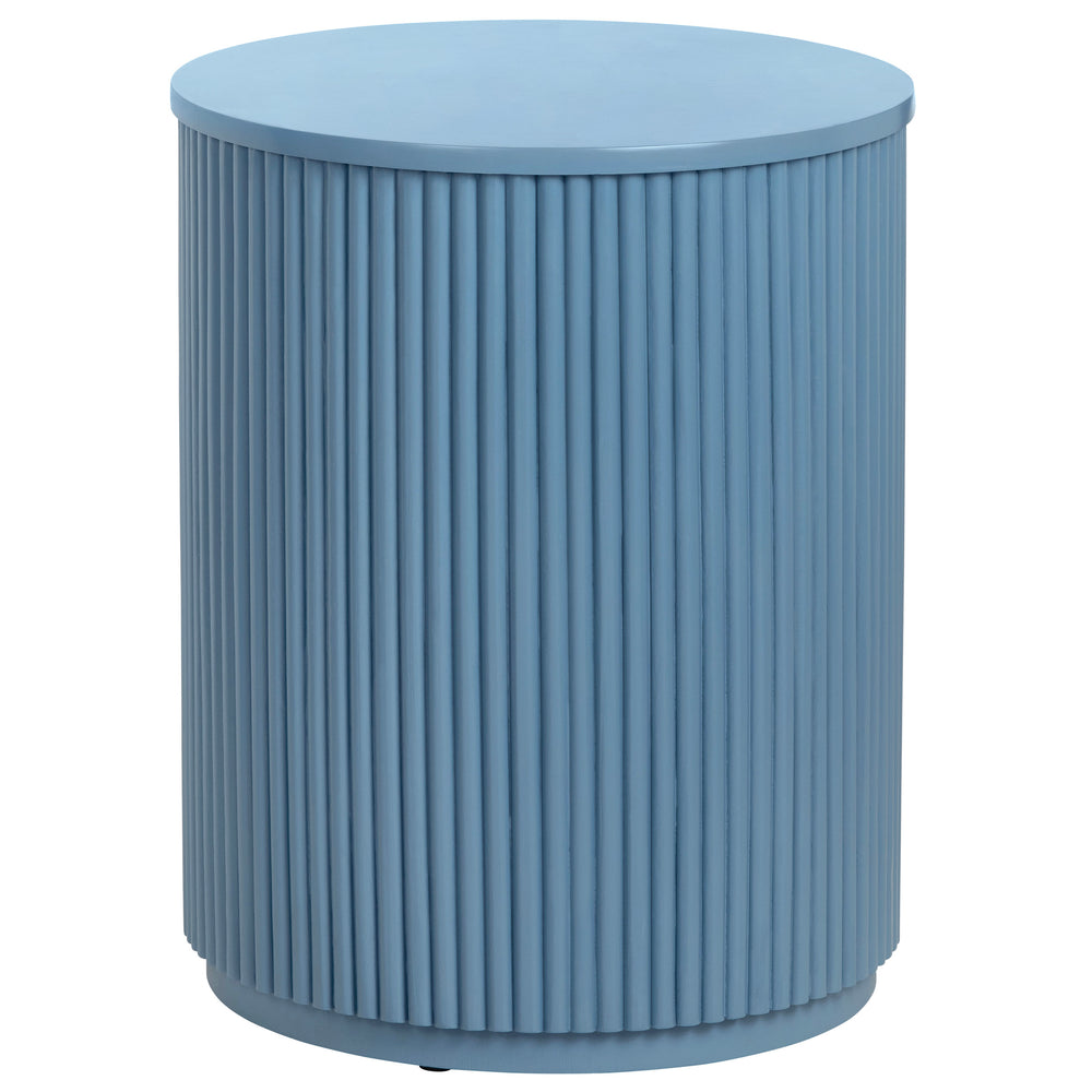 Astoria Accent Table, Blue-Furniture - Accent Tables-High Fashion Home
