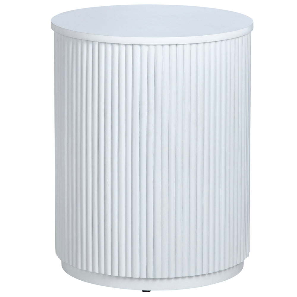 Astoria Accent Table, White-Furniture - Accent Tables-High Fashion Home