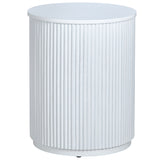 Astoria Accent Table, White-Furniture - Accent Tables-High Fashion Home