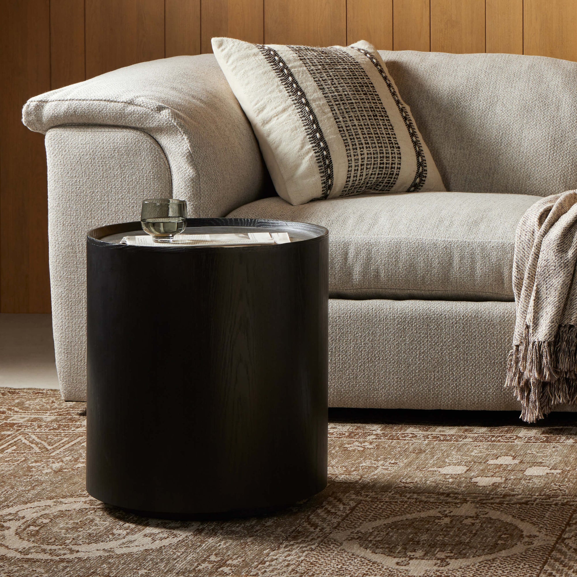 Bluestone Table Astoria End Table, Bluestone by Four Hands – High Fashion Home