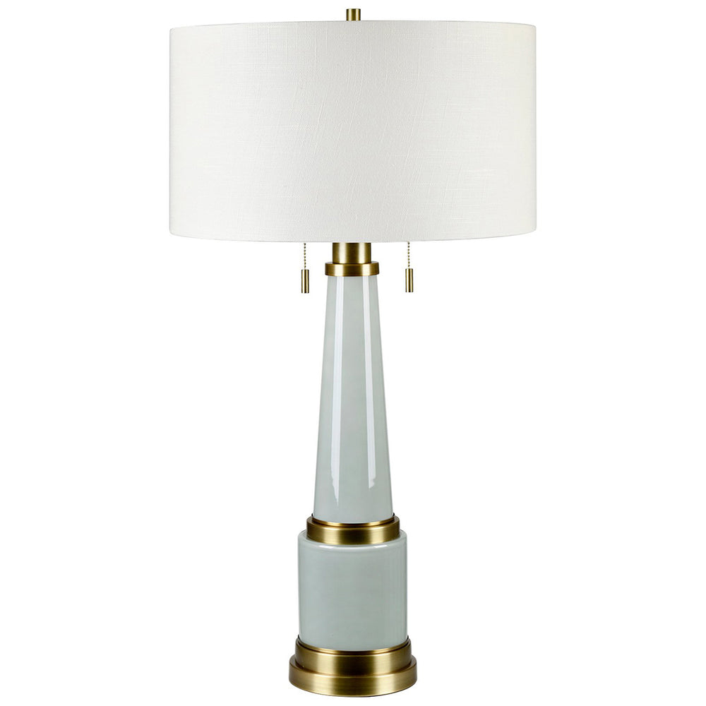 Astoria Table Lamp, Green-Lighting-High Fashion Home