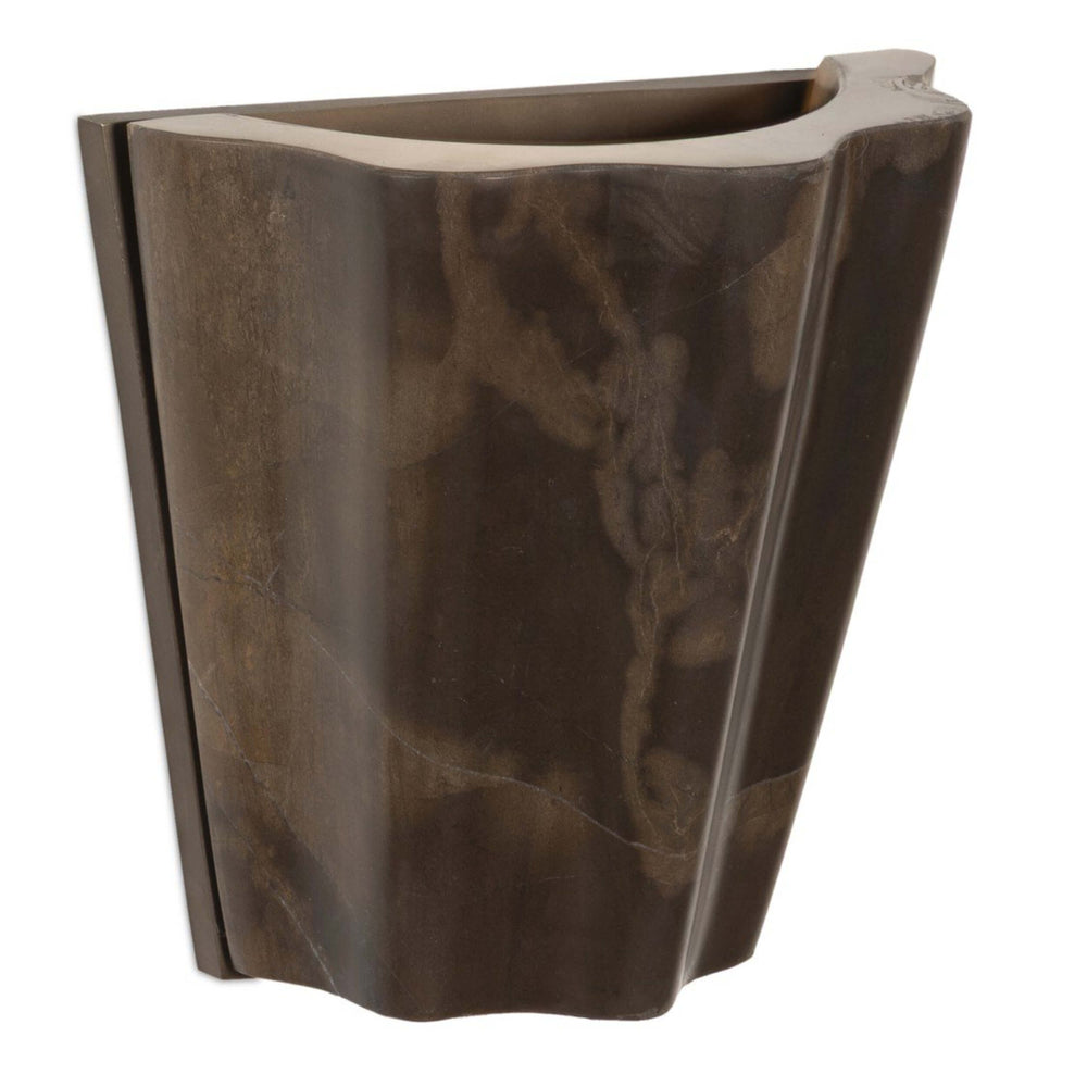 Astra Sconce, Brown Italian Marble by Four Hands-Lighting-High Fashion Home