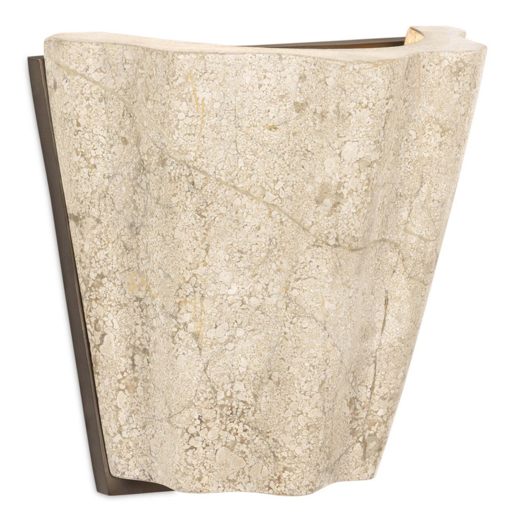Astra Sconce, Cream Italian Marble by Four Hands-Lighting-High Fashion Home