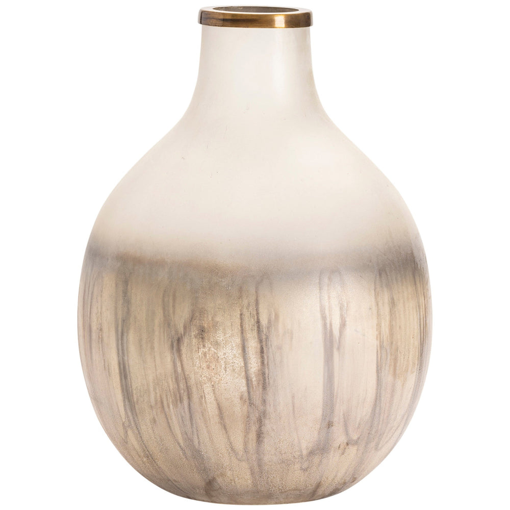 Astra Vase, Frosted-Accessories-High Fashion Home