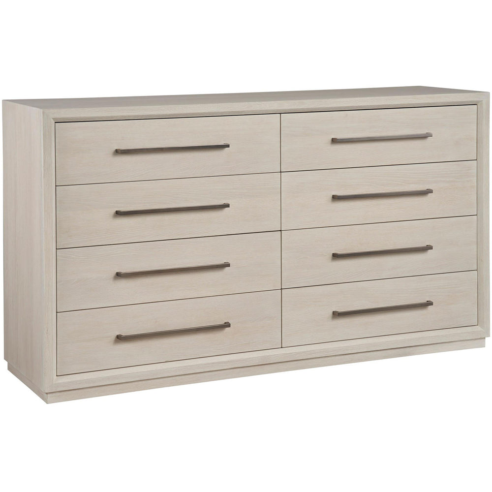 Astrid 8 Drawer Dresser, White Oak-Furniture - Storage-High Fashion Home