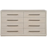 Astrid 8 Drawer Dresser, White Oak-Furniture - Storage-High Fashion Home