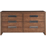 Atlas 8 Drawer Dresser, Medium Brown-Furniture - Storage-High Fashion Home