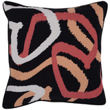 Atlas Outdoor Pillow, Black Multi-Accessories-High Fashion Home