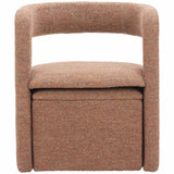 Atria Chair and Ottoman, Tawny Brown