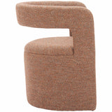 Atria Chair and Ottoman, Tawny Brown