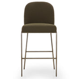 Astrud Bar Stool, Boucle Olive-Furniture - Dining-High Fashion Home