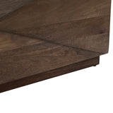 Atticus Cocktail Table, Brown-Furniture - Accent Tables-High Fashion Home