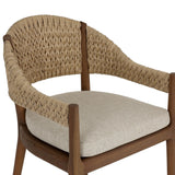 Atwood Outdoor Dining Armchair, Ellor Beige by Four Hands-Furniture - Outdoor-High Fashion Home