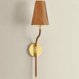 Atwood Wall Sconce, Aged Brass