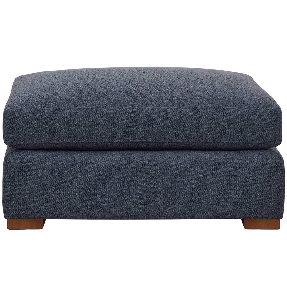 Audrey Rectangular Ottoman, Navy-Furniture - Chairs-High Fashion Home