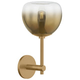 August Wall Sconce, Patina Brass