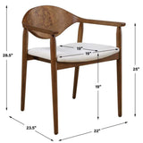 Augusta Dining Chair, Off-White, Set of 2