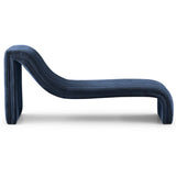 Augustine Chaise Lounge, Sapphire Navy-Furniture - Chairs-High Fashion Home