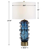 Aura Table Lamp, Blue