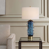 Aura Table Lamp, Blue