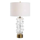 Aura Table Lamp, Clear-Accessories-High Fashion Home