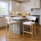 Aurea Barstool & Counter Stool, Light Gray