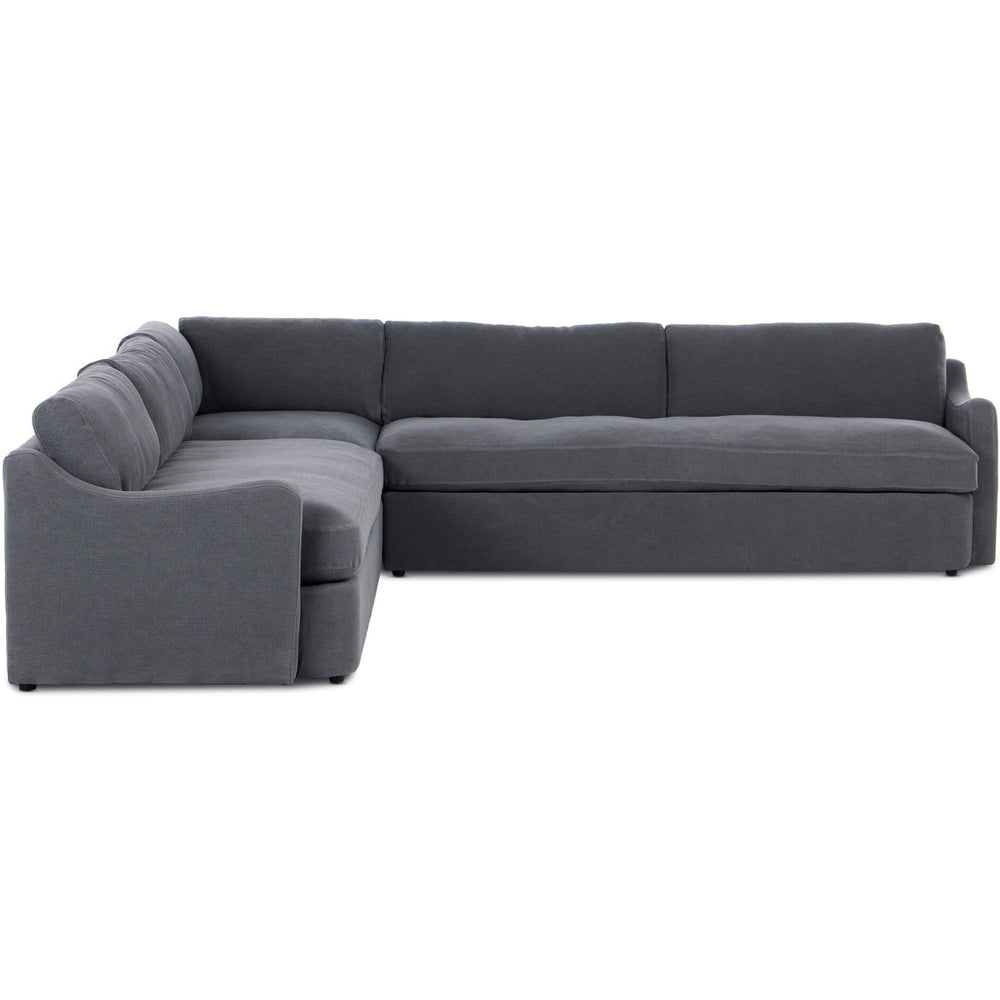 Aurelia 3 Piece Sectional, Broadway Denim by Four Hands