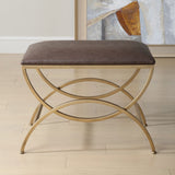 Aurelia Accent Stool, Cocoa Distressed