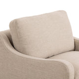 Aurelia Outdoor Swivel Chair, Alessi Buff by Amber Lewis x Four Hands-Furniture - Chair-High Fashion Home