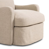 Aurelia Outdoor Swivel Chair, Alessi Buff by Amber Lewis x Four Hands-Furniture - Chair-High Fashion Home