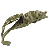 Autumn Leaf Tray, Gold-Accessories-High Fashion Home