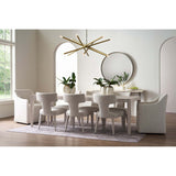 Avaline Dining Table, White Oak-Furniture - Dining-High Fashion Home