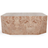 Avena Square Coffee Table, Natural-Furniture - Accent Tables-High Fashion Home