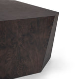 Avena Square Coffee, Table Brown-Furniture - Accent Tables-High Fashion Home