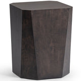 Avena Square End Table, Brown-Furniture - Accent Tables-High Fashion Home