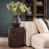 Avena Square End Table, Brown-Furniture - Accent Tables-High Fashion Home