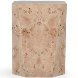 Avena Square End Table, Natural