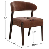 Avera Dining Chair, Tobacco, Set of 2