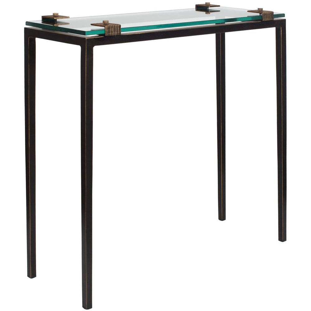 Averona Accent Table, Clear-Furniture - Accent Tables-High Fashion Home